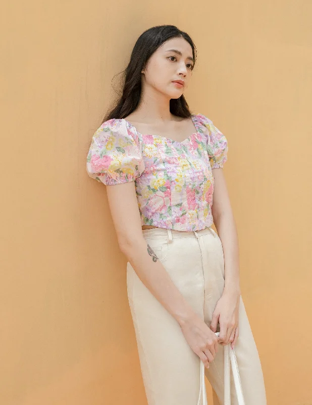 Half Price Mira Top in Floral