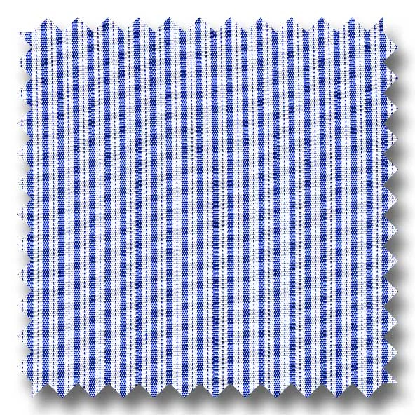 Midnight Sale Dark Blue Stripe 2Ply Broadcloth - Custom Dress Shirt