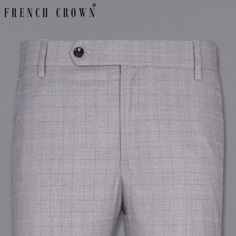 Limited Availability Pale Slate Plaid Woolrich Sports Pant