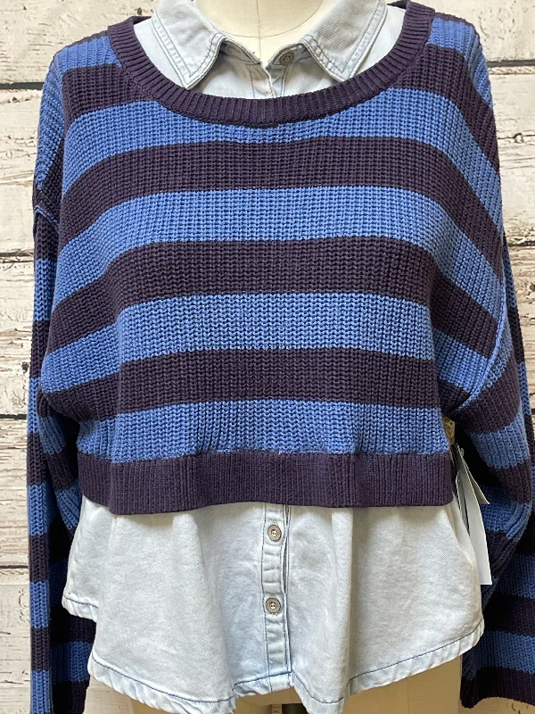 Weekend Specials to Delight Sweater By Pilcro In Blue, Size: Petite  M