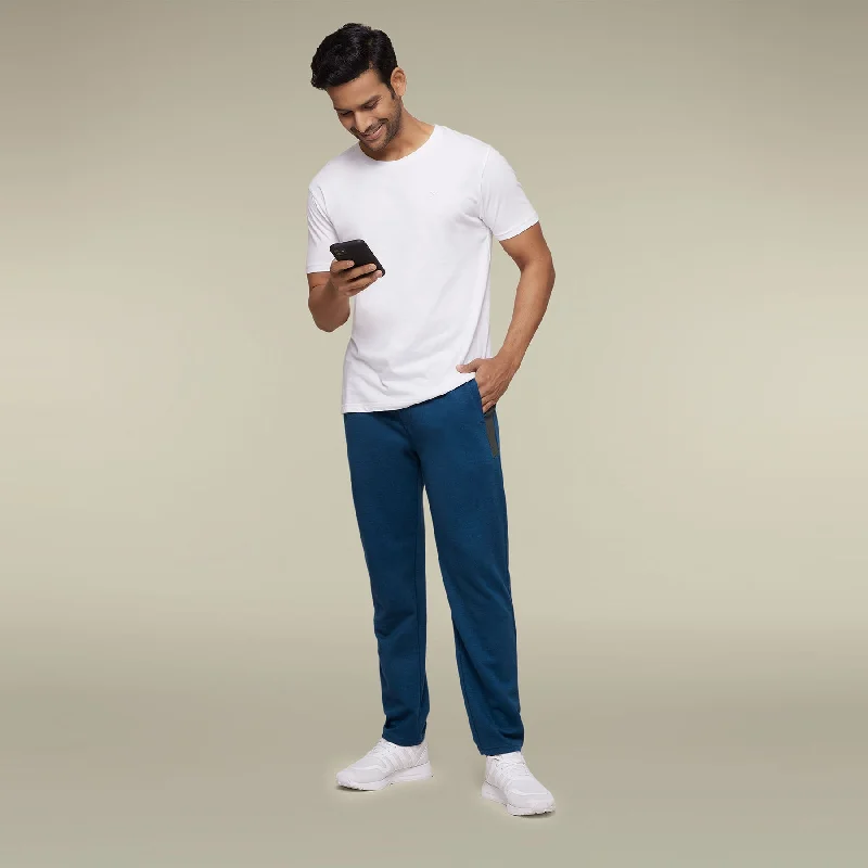 Midnight Madness Code Cotton Rich Track Pants Oxford Blue
