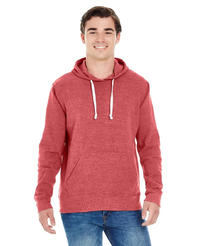 Year-End Sale J America Unisex Triblend Pullover Hoodie | Red Triblend