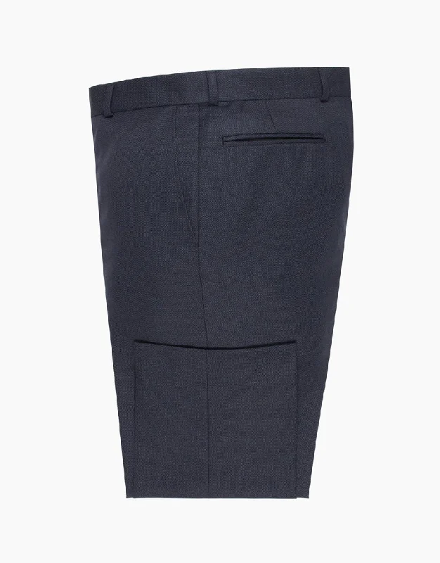 Shop and Save Hollywood Navy Birdseye Suit Trouser