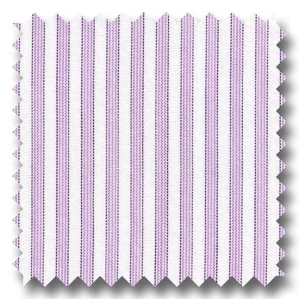 Grand Opening Sale Lavender and Black Stripe 2Ply Broadcloth - Custom Dress Shirt