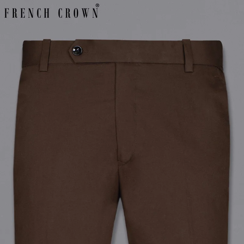 Don't Miss Out Paco Brown Premium Cotton Pant