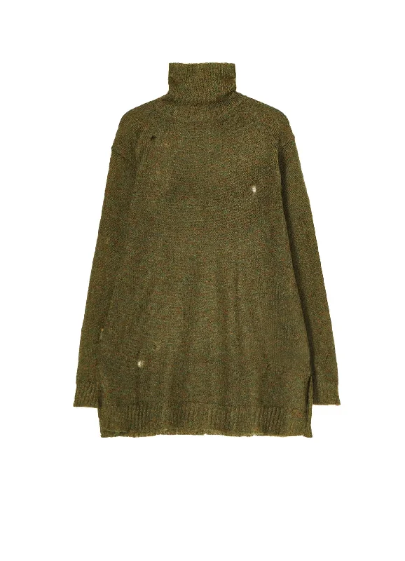 Savings Galore 7G1P PLAIN STITCH SIDE SLIT HIGH NECK