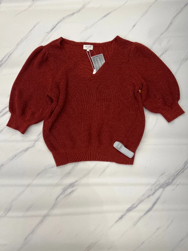 Exclusive Offer Sweater Short Sleeve By Cmb In Red, Size: M