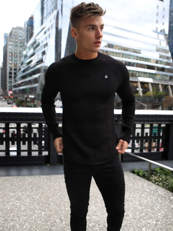 Massive Deal Yardley Knit Jumper - Black