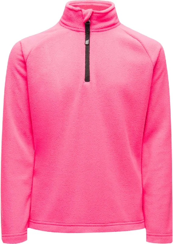 Price Slash Spyder Juniors' Girls' Speed Fleece Quarter Zip T-Neck 2021