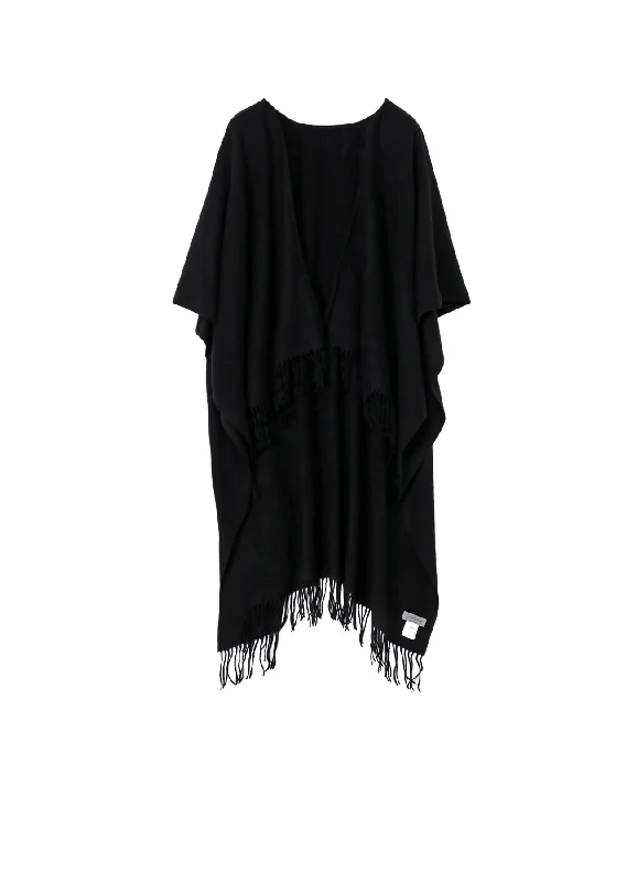 Price Rollback WOOL PLAIN SHRINK U CUT PONCHO