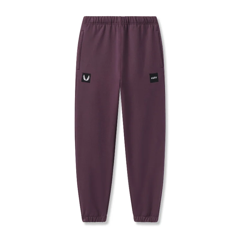 Super Sale 0655. Tech-Terry™ Oversized Sweats - Deep Purple "Patch"