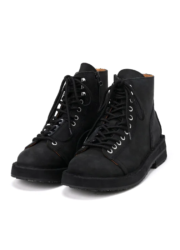 Bargain Alert MAT SMOOTH LEATHER ZIP BIKER BOOTS