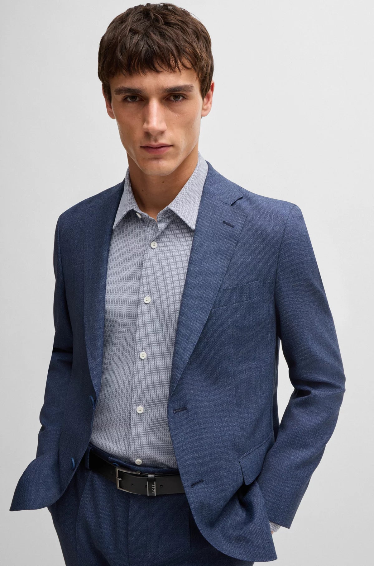 Special Discount P-Roan Kent Slim Fit Shirt in Performance Stretch Fabric 50527710
