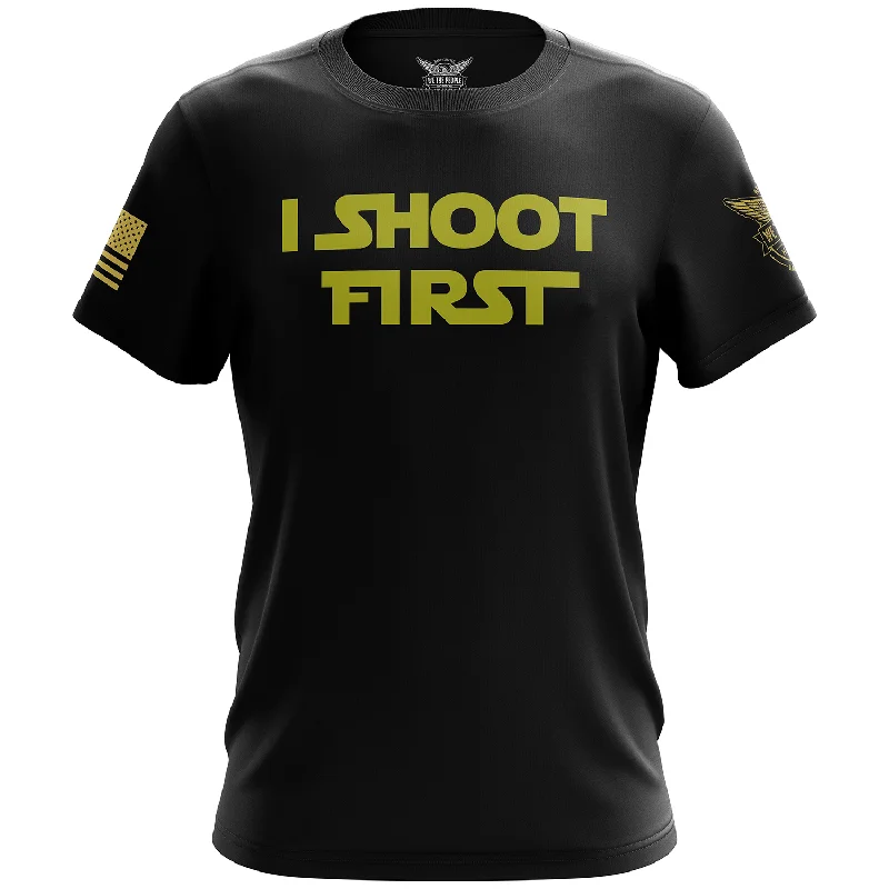 Weekend Savings Fiesta I Shoot First Short Sleeve Shirt
