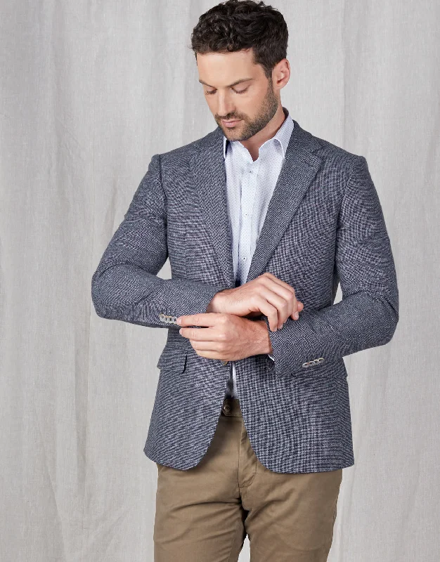 Friends and Family Sale Hawker Blue Basket Weave Blazer