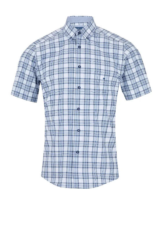 Early Bird Daniel Grahame Ivano Check Shirt, Blue Multi