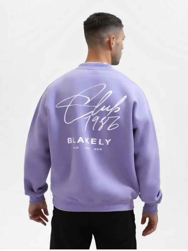 Steal Deal Club Relaxed Sweater - Violet