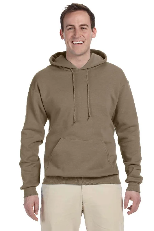 Special Price Jerzees Mens NuBlend Pill Resistant Fleece Hooded Sweatshirt Hoodie w/ Pouch Pocket - Safari Brown - Closeout Special Price Jerzees Mens NuBlend Pill Resistant Fleece Hooded Sweatshirt Hoodie w/ Pouch Pocket - Safari Brown - Closeout