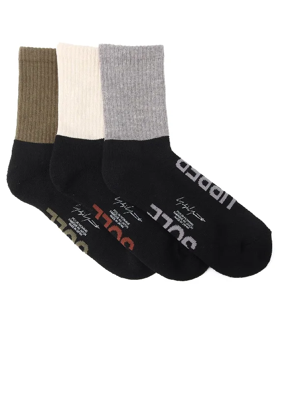 Deal Alert C/AC PILE RIB BICOLOR SOCKS