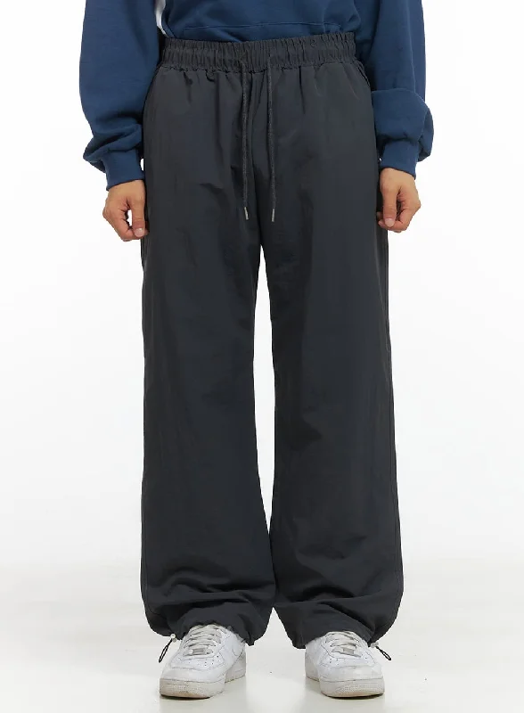 Today’s Deal Men's Banded Nylon Wide Pants CO408