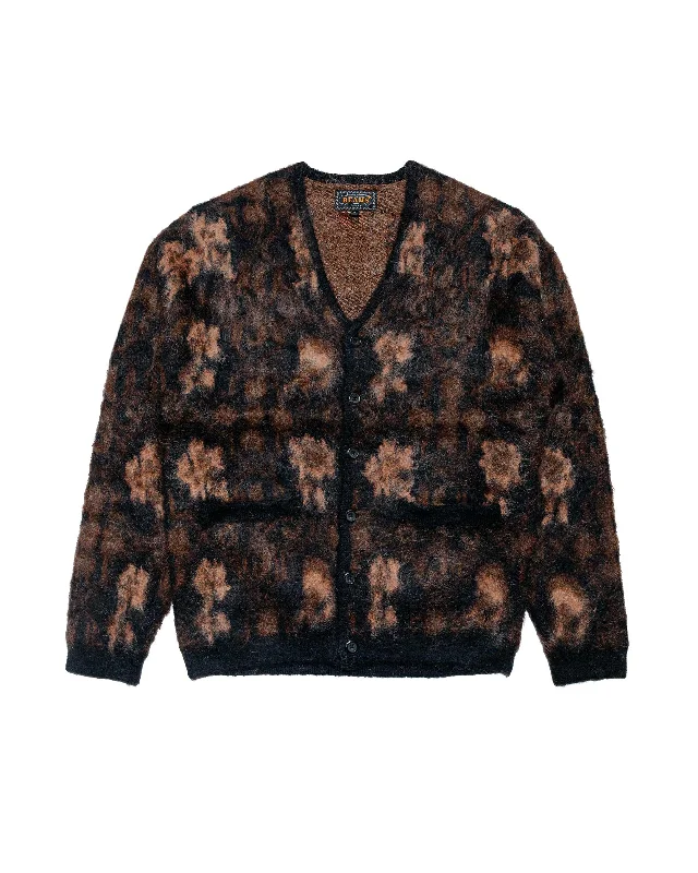 Great Bargains Beams Plus Cardigan Botanical Black