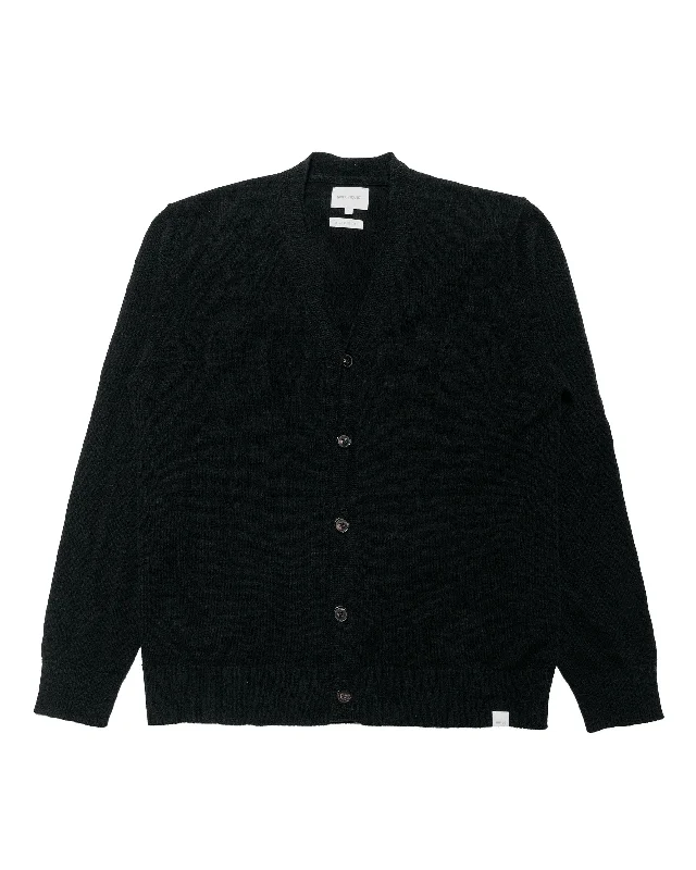 Price Fest Norse Projects Standard Merino Lambswool Cardigan Black