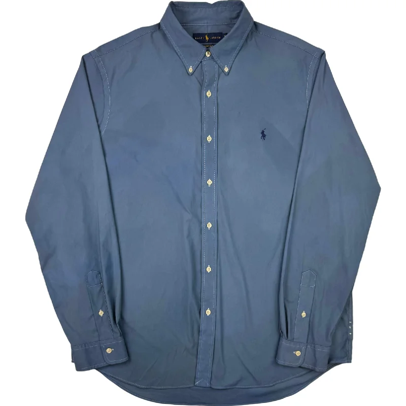 Shop the Weekend Away Ralph Lauren Performance Long Sleeve Shirt Blue