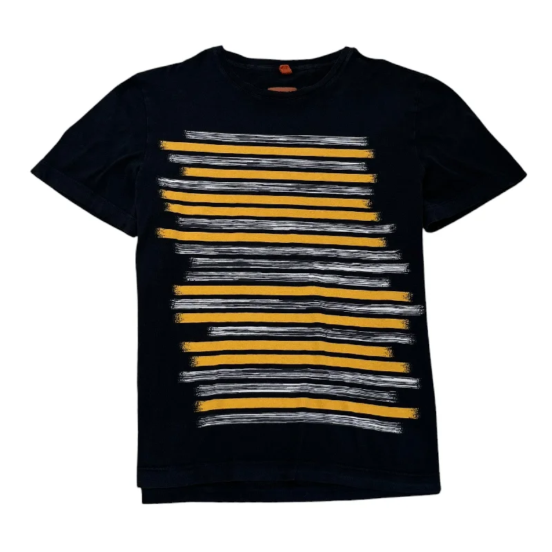 Can't Miss Men's Stripe T-Shirt Black Size XL