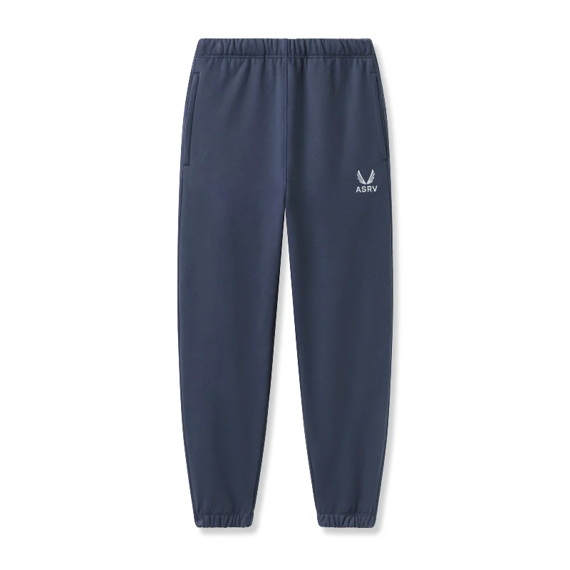Hurry In 0655. Tech-Terry™ Oversized Sweats - Navy "Emblem"