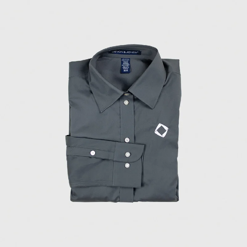 Big Discounts Men's Solid Stretch Twill Shirt in Graphite