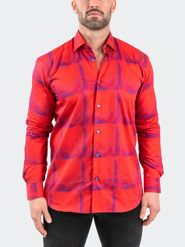 Stock Clearance Fibonacci BlueTiles Red