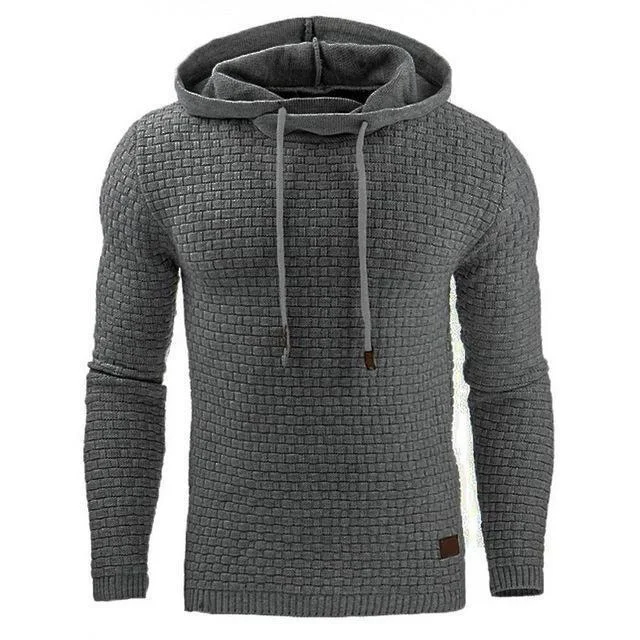 Markdowns Faster Shipping Men's New 2017 Handsome Wanderer Plaid Hoodie