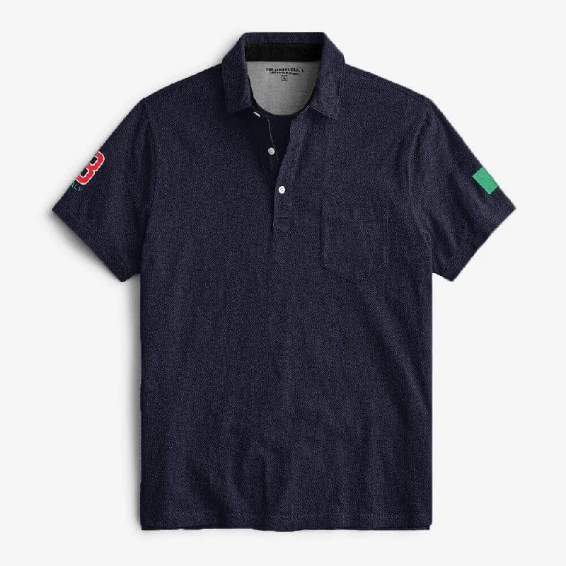 Unbeatable Prices Polo Republica Men's Italy Flag & 8 Embroidered Pique Pocket Polo Shirt Unbeatable Prices Polo Republica Men's Italy Flag & 8 Embroidered Pique Pocket Polo Shirt