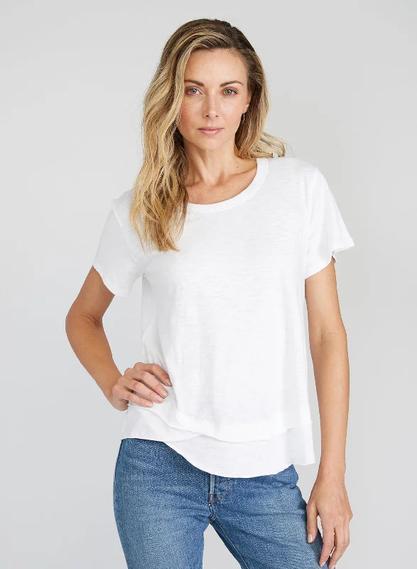 Weekend Bargains to Savor AVA MOCK LAYER T-SHIRT