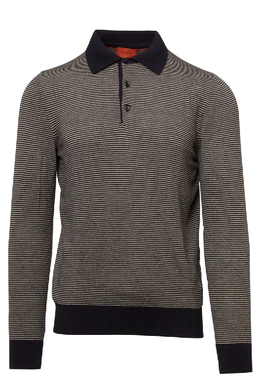 Shop and Save Striped Polo