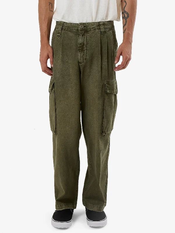Weekend Deals That Excite Issued Big Slacker Cargo Pant - Grape Leaf