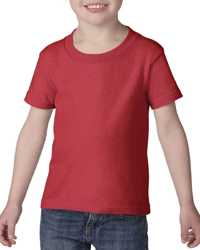 Weekend Offers That Sizzle Gildan Lightweight Cotton Toddler T-Shirt | Red