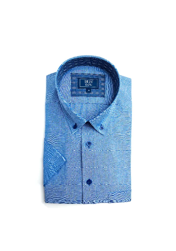 New Deals Daniel Grahame Ivano Short Sleeve Shirt, Blue