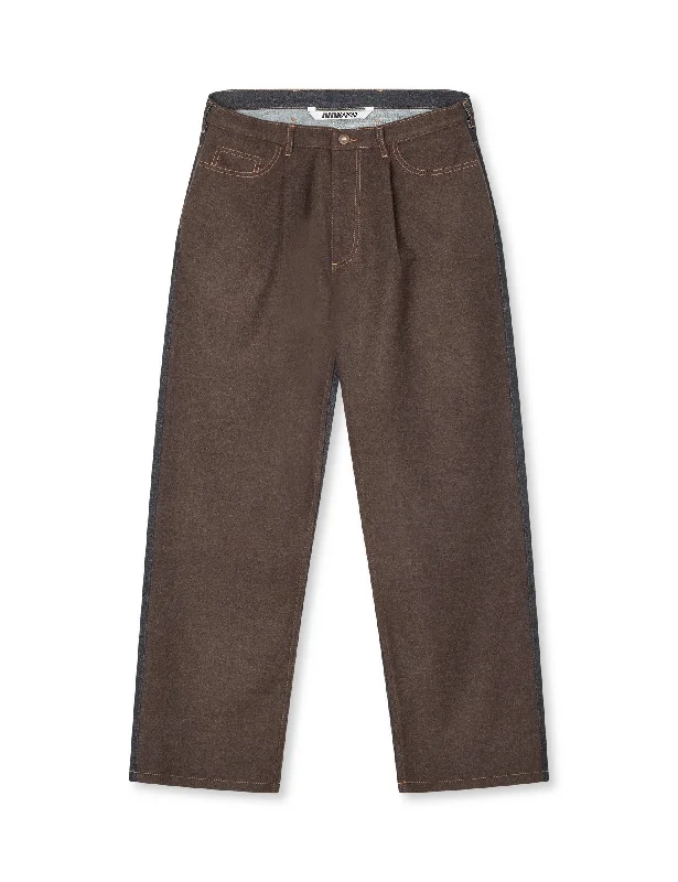 Unbeatable Deal MB 50/50 Baggy Jeans, Raw/Brown