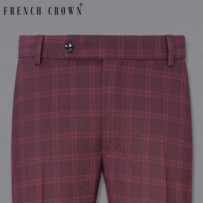 Today's Special Dark Byzantium Plaid Pant