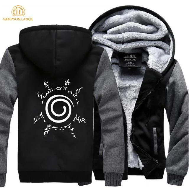 Final Markdown Fast Shipping Black and Light Grey Zipper Hoodie