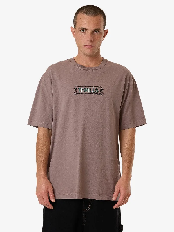 Super Sale Double Meaning Oversize Fit Tee - Dove