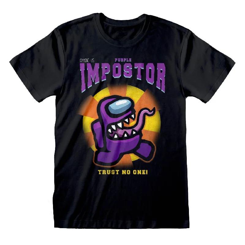 Act Fast Among Us Purple Impostor Unisex Adult T-Shirt