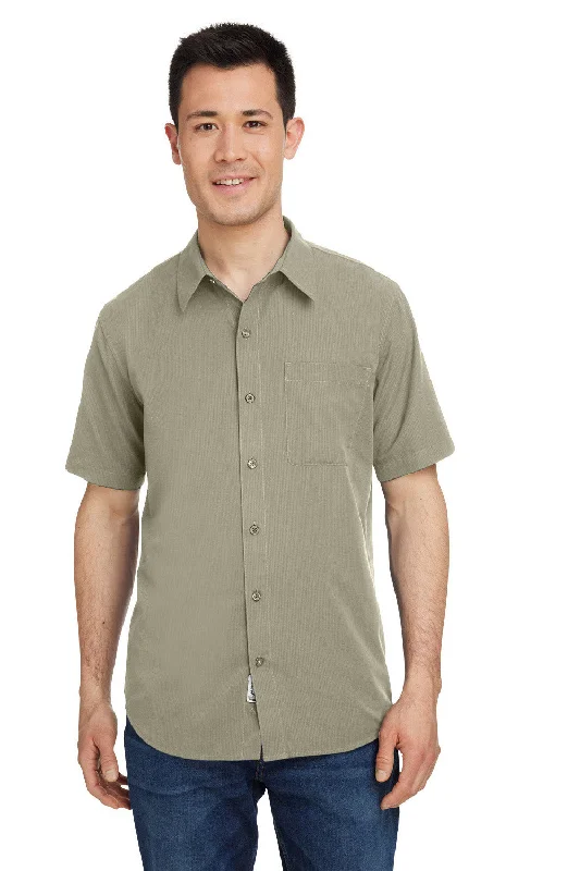 Can't Beat Marmot Mens Aerobora Short Sleeve Button Down Shirt w/ Pocket - Vetiver - Closeout Can't Beat Marmot Mens Aerobora Short Sleeve Button Down Shirt w/ Pocket - Vetiver - Closeout