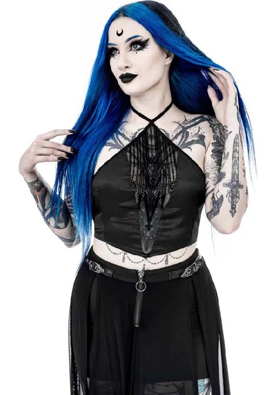 Weekend Discounts to Delight Afterlife | HALTERNECK TOP*