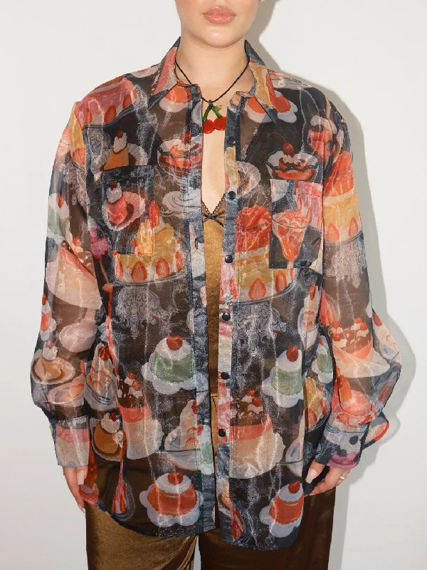 Midnight Madness Roz Button Down - Dessert Table