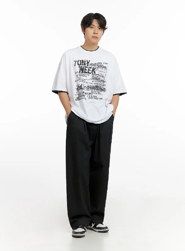 Deep Savings Men's Wide Fit Pants IG409