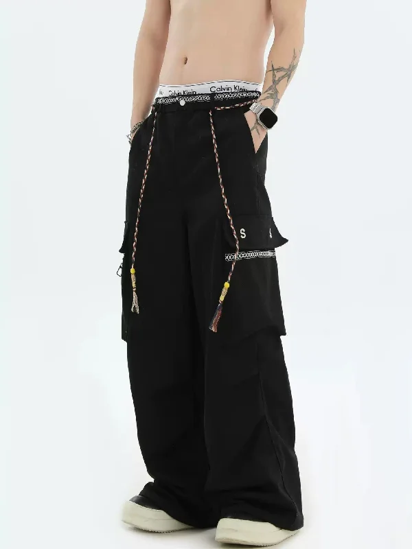 Deal Dash Braided Drawstring Cargo Pants