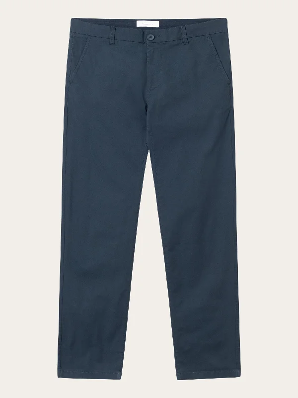 Deal Zone CHUCK regular chino poplin pant - Total Eclipse
