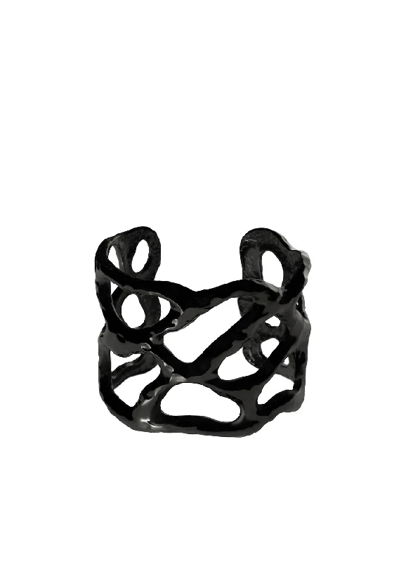 Lowest Price TIN ALLOY GUN METAL CAUSTICS BANGLE/BLACK